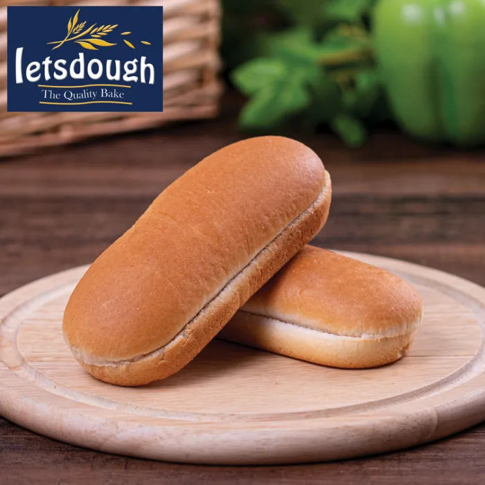 MASLetsdough Small 5.5" Hot Dog Rolls  8pc x 6-Food