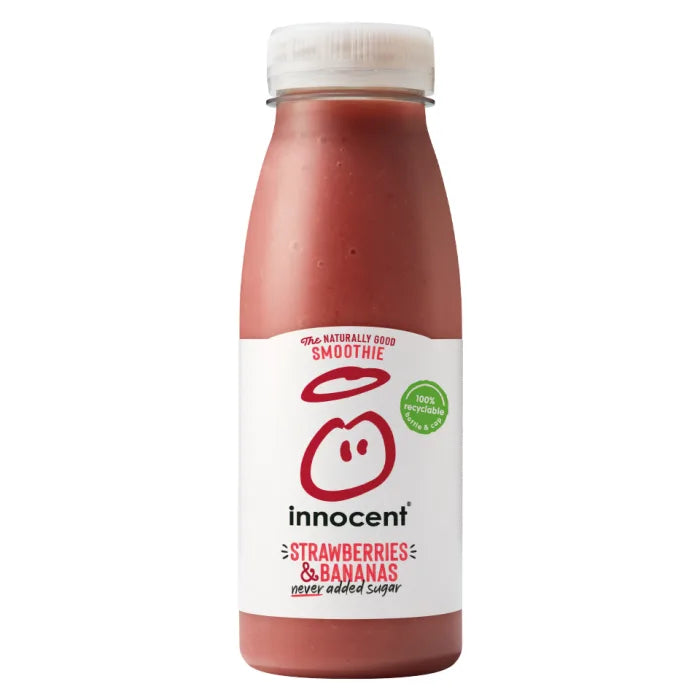 MASInnocent Strawberries & Bananas Smoothie 8 x 250ml-Food
